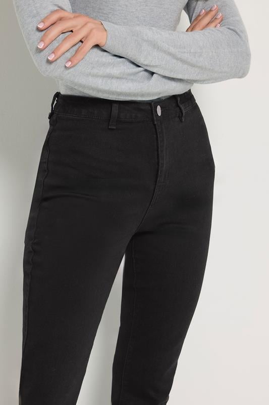 Evans LTS Tall Black Denim Flared Jeans