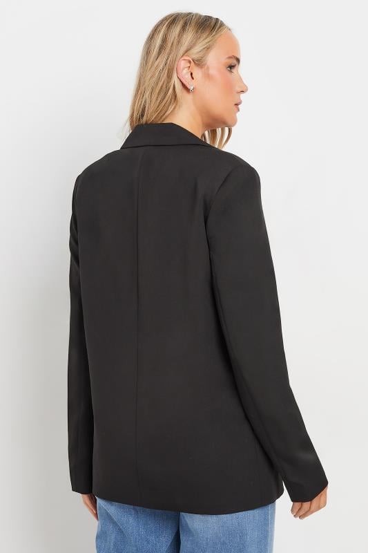 Evans LTS Tall Black Double Breasted Blazer