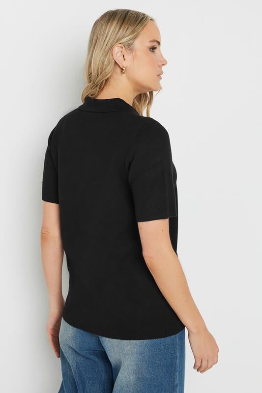 Evans LTS Tall Black Knitted Button Cardigan