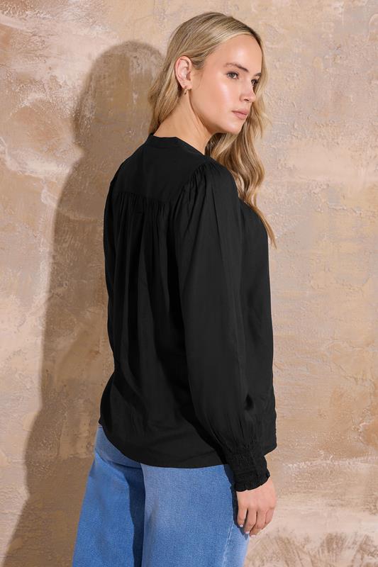 Evans LTS Tall Black Long Sleeve Blouse