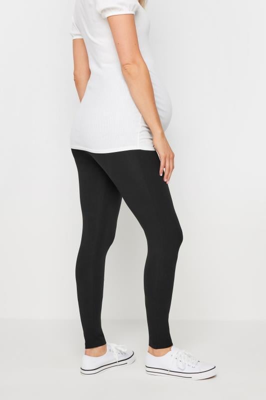 Evans LTS Tall Black Maternity Basic Leggings
