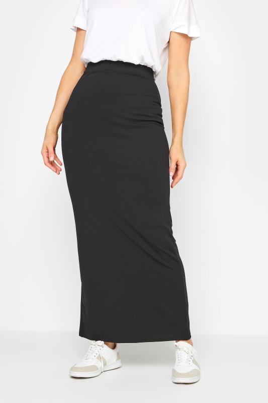 Evans LTS Tall Black Maxi Scuba Tube Skirt