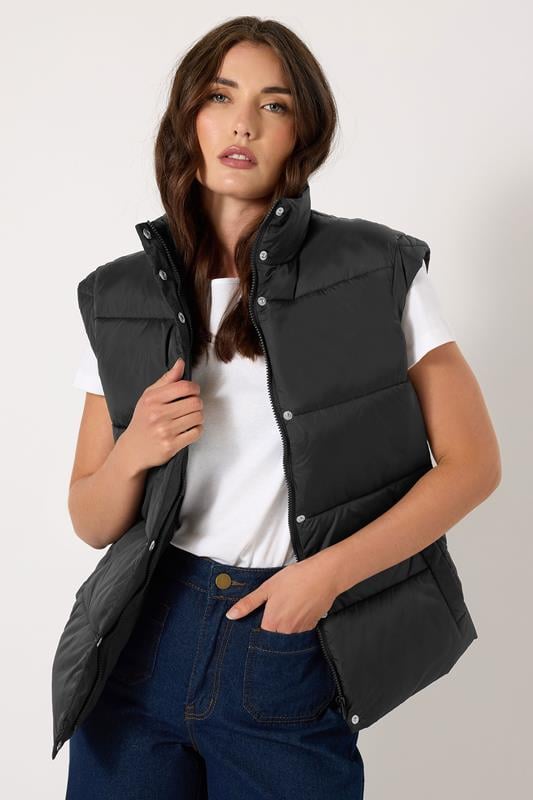 Evans LTS Tall Black Padded Gilet