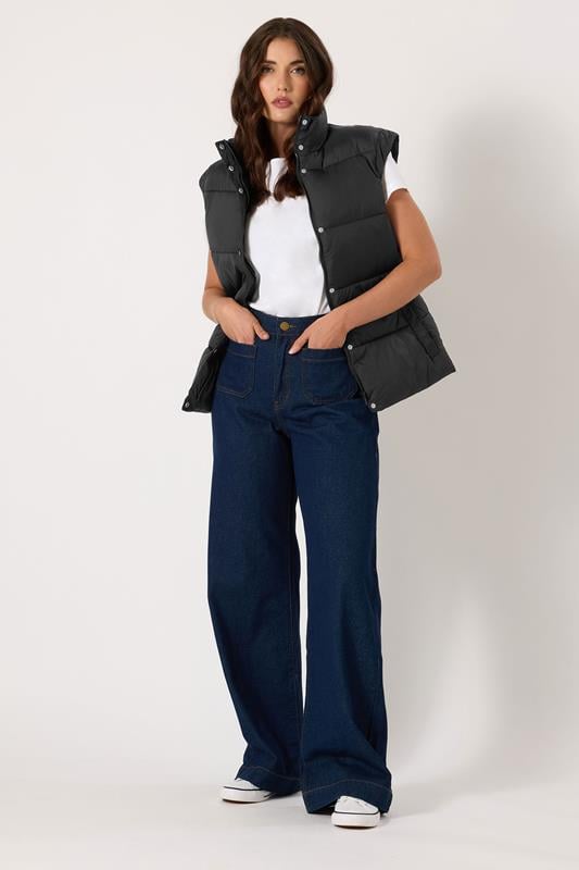 Evans LTS Tall Black Padded Gilet