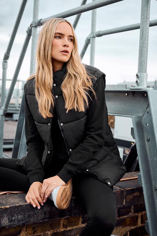 evans LTS Tall Black Padded Gilet