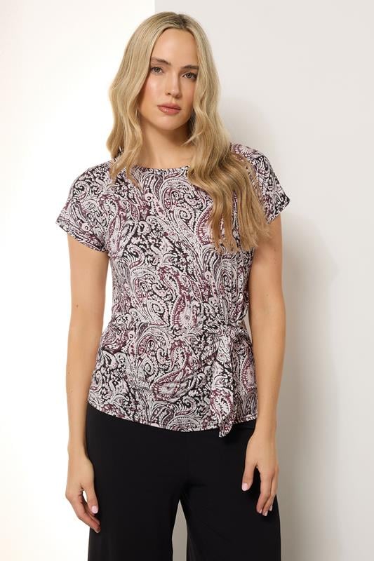 Evans LTS Tall Black Paisley Side Tie Top