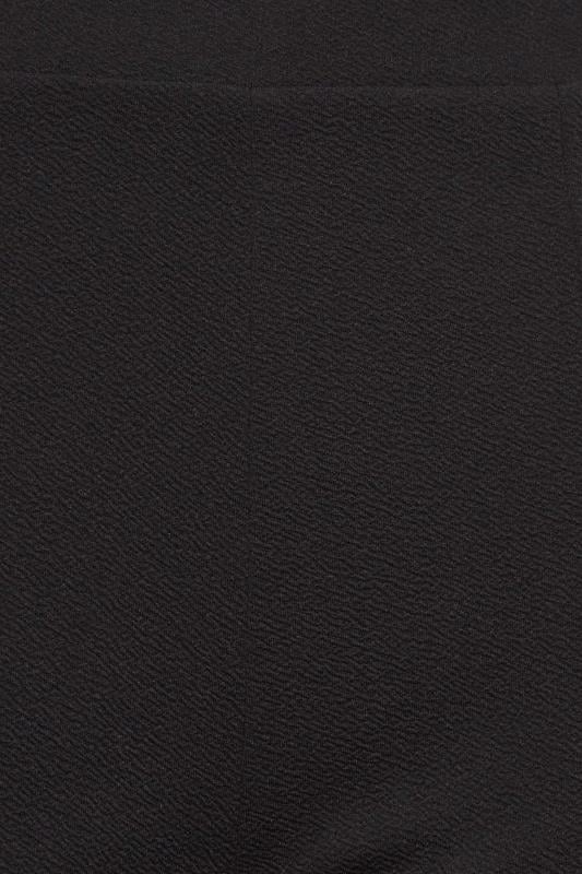 Evans LTS Tall Black Pin Tuck Wide Leg Trousers (Q)