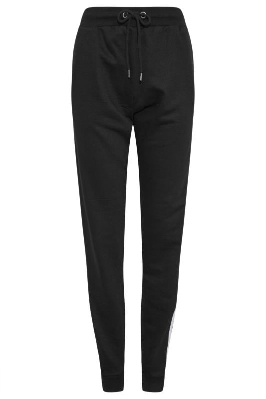 Evans LTS Tall Black Side Stripe Stretch Jogger