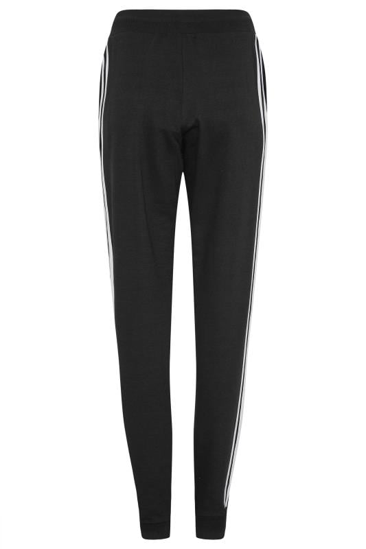 Evans LTS Tall Black Side Stripe Stretch Jogger
