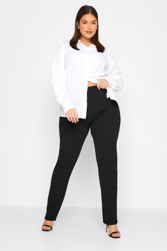Evans LTS Tall Black Slim Leg Stretch Trousers