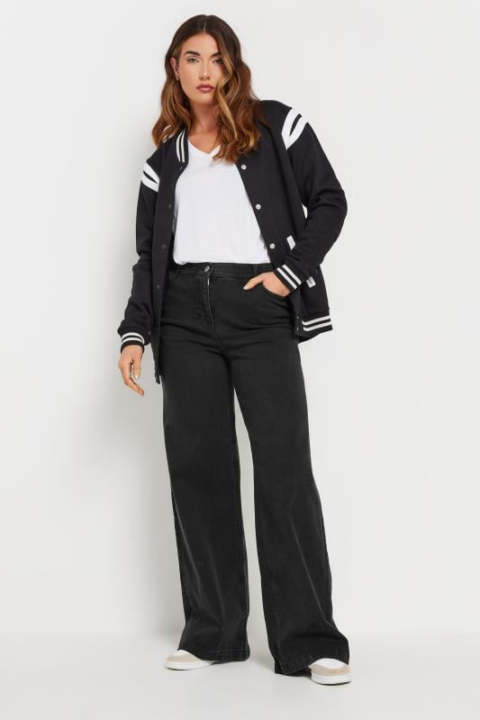 Evans LTS Tall Black Slouch Jeans