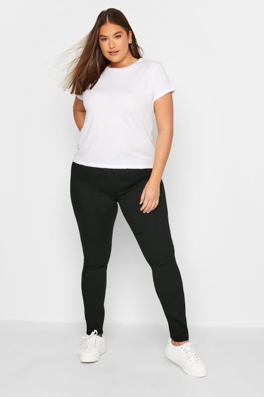 Evans LTS Tall Black Stretch JENNY Jeggings