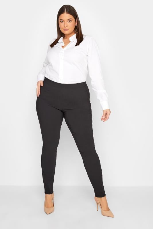 Evans LTS Tall Black Stretch Skinny Leg Trousers