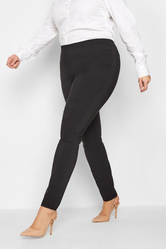 evans LTS Tall Black Stretch Skinny Leg Trousers