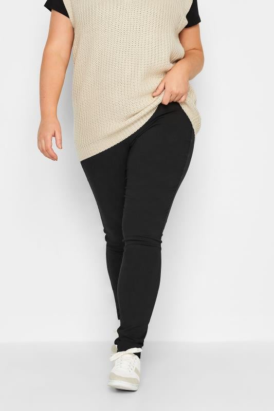 evans LTS Tall Black Stretch Skinny Trousers