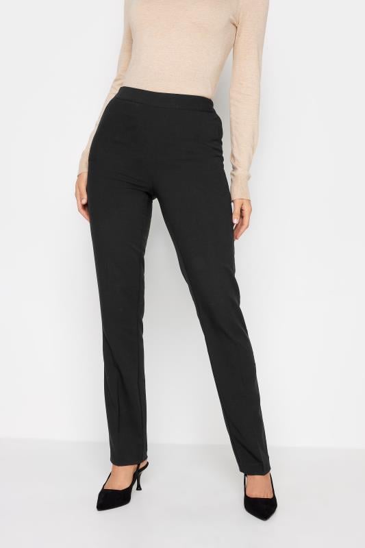 evans LTS Tall Black Stretch Slim Leg Trousers