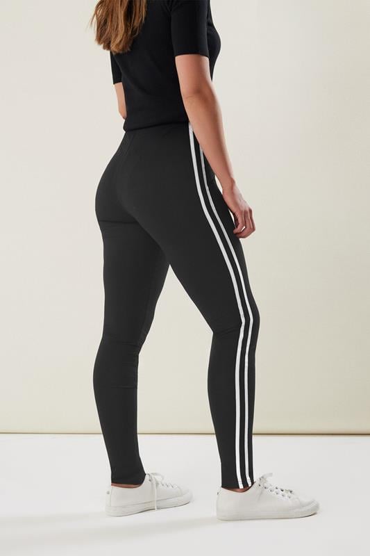 Evans LTS Tall Black Stripe Legging