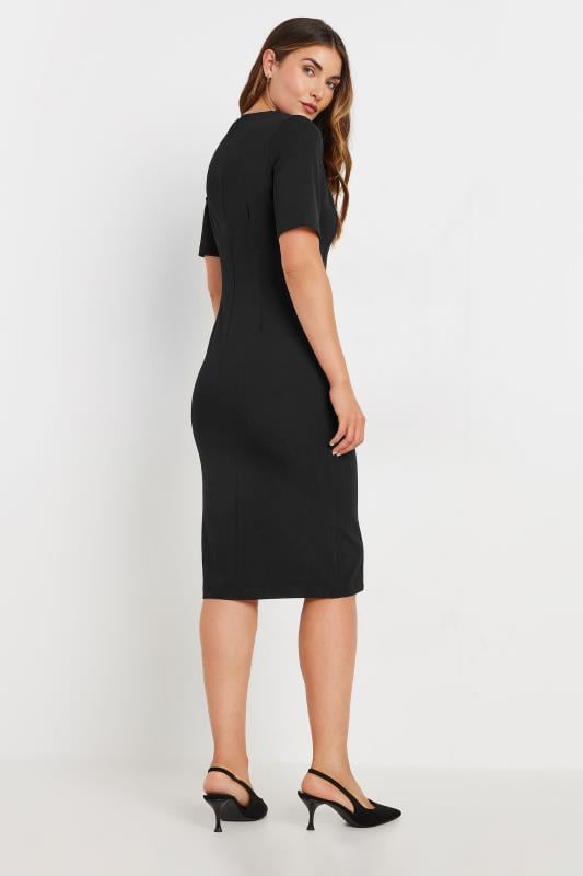 Evans LTS Tall Black Tailored Midi Dress