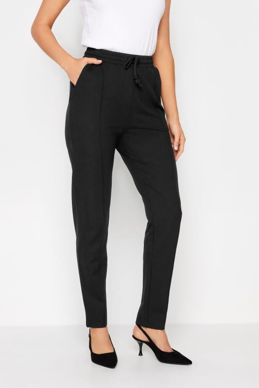 evans LTS Tall Black Tie Waist Trousers