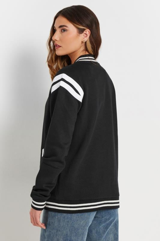 Evans LTS Tall Black Varsity Bomber Jacket
