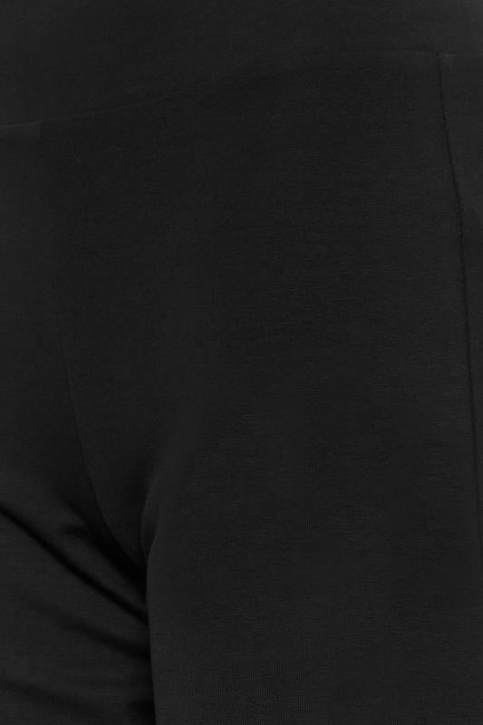 Evans LTS Tall Black Wide Leg Jersey Yoga Pants