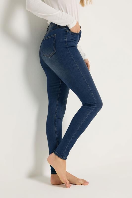 Evans LTS Tall Blue AVA Skinny Jeans