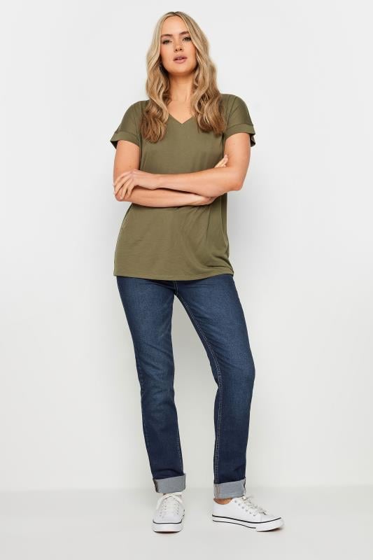 Evans LTS Tall Blue Mid Wash Cigarette Jeans