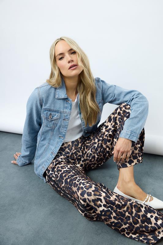 evans LTS Tall Blue Mid Wash Denim Jacket