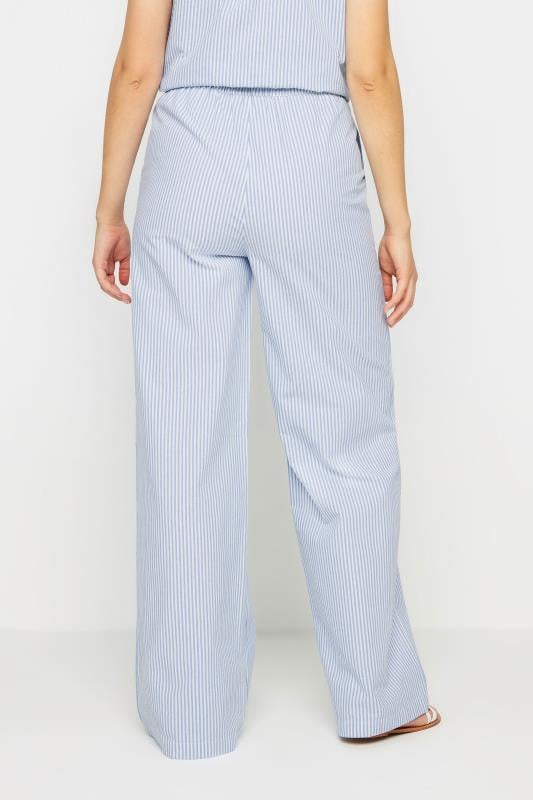 Evans LTS Tall Blue Stripe Wide Leg Trousers