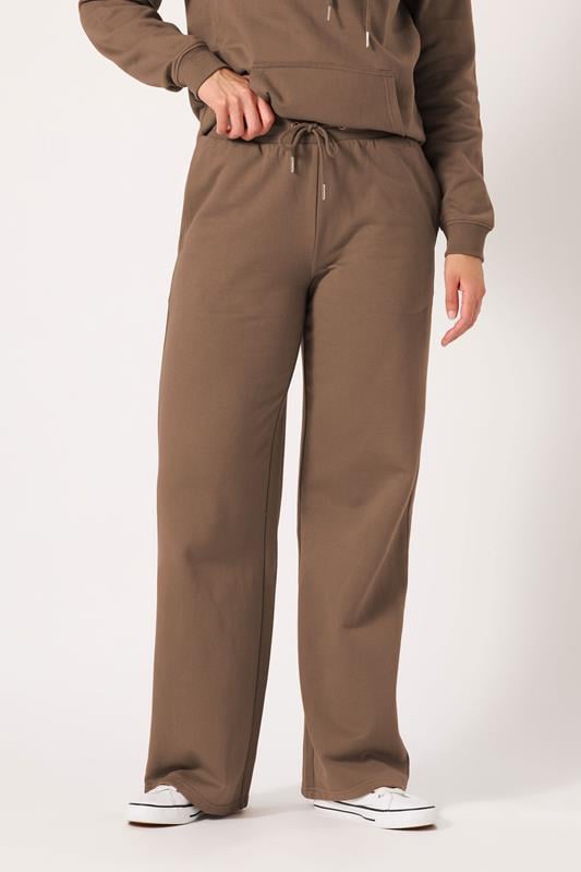 evans LTS Tall Brown Wide Leg Jogger