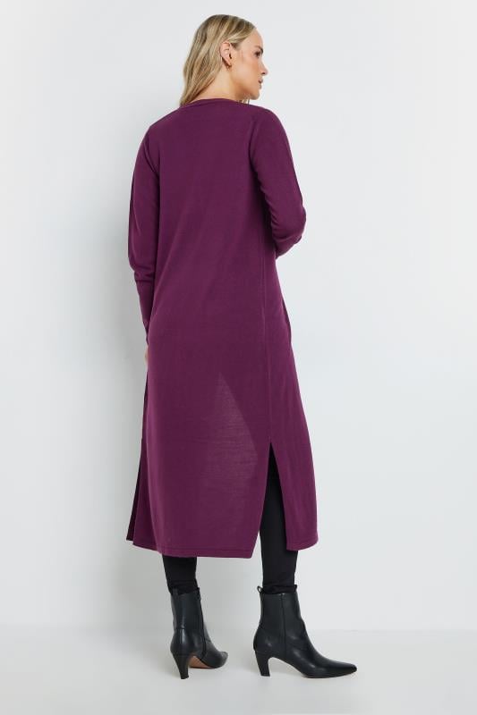 Evans LTS Tall Burgundy Red Longline Cardigan