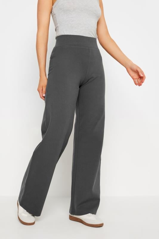 Evans LTS Tall Charcoal Grey Wide Leg Yoga Pants