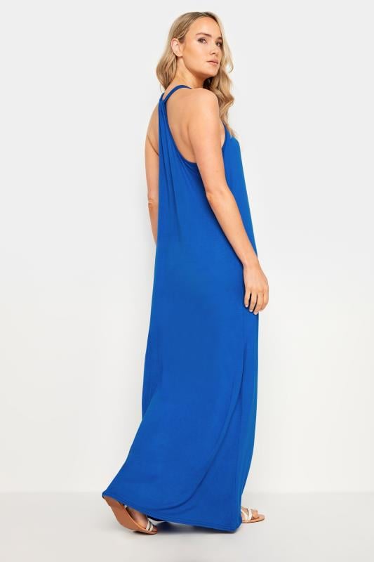 Evans LTS Tall Cobalt Blue Racer Back Maxi Dress