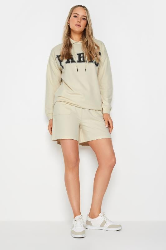 Evans LTS Tall Cream Jogger Shorts