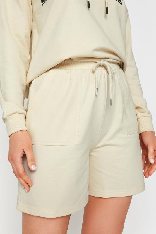Evans LTS Tall Cream Jogger Shorts