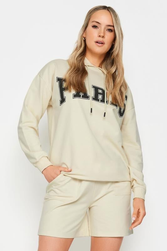 evans LTS Tall Cream Jogger Shorts