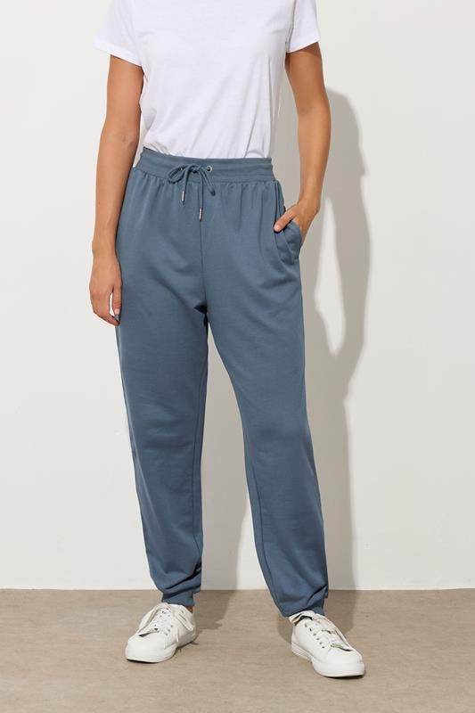 Evans LTS Tall Denim Blue Cuffed Joggers