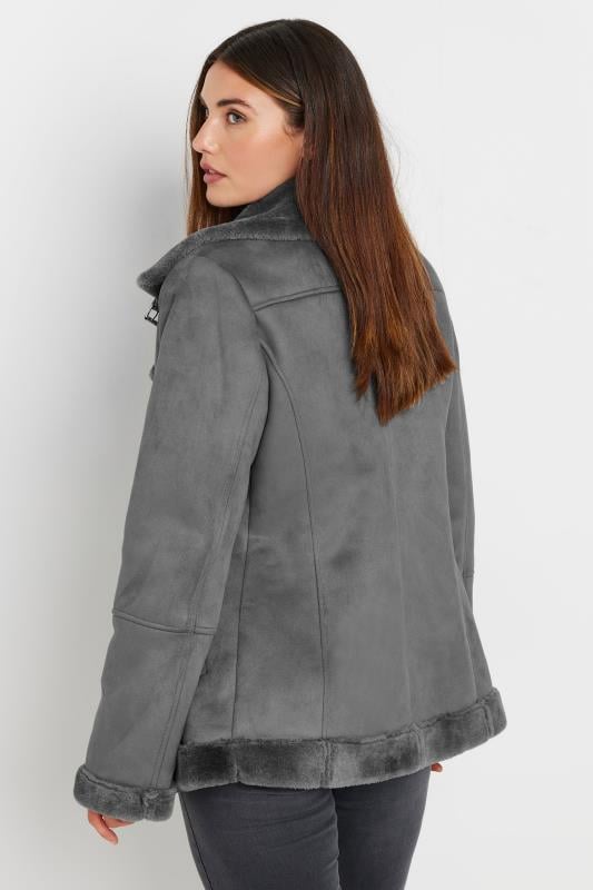 Evans LTS Tall Grey Aviator Jacket