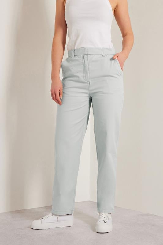 Evans LTS Tall Grey Cotton Chino Jeans
