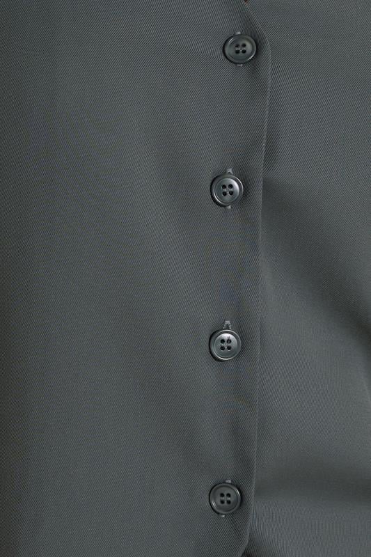 Evans LTS Tall Grey Sleeveless Waistcoat Top