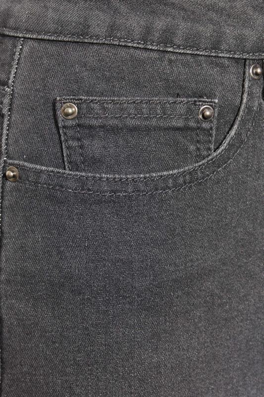 Evans LTS Tall Grey UNA Stretch Mom Jeans