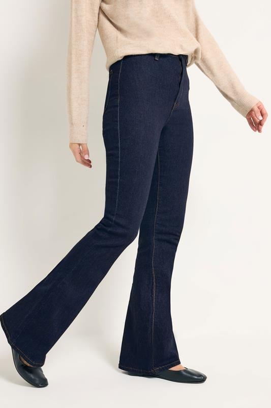 Evans LTS Tall Indigo Blue Denim Flared Jeans