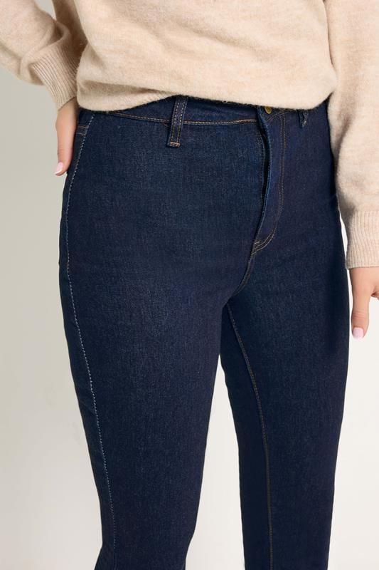 Evans LTS Tall Indigo Blue Denim Flared Jeans