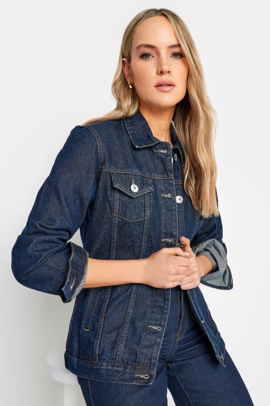 Evans LTS Tall Indigo Blue Denim Jacket
