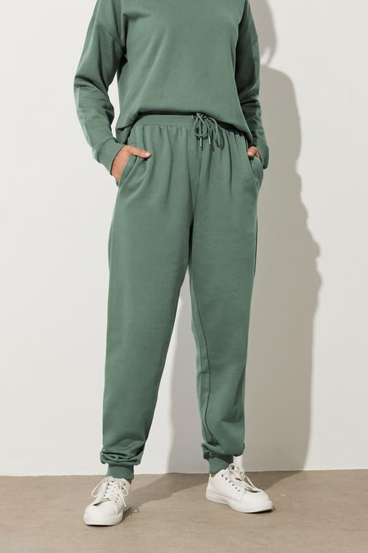 Evans LTS Tall Khaki Green Cuffed Jogger