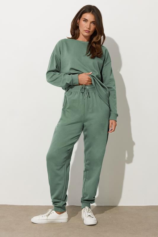 evans LTS Tall Khaki Green Cuffed Jogger
