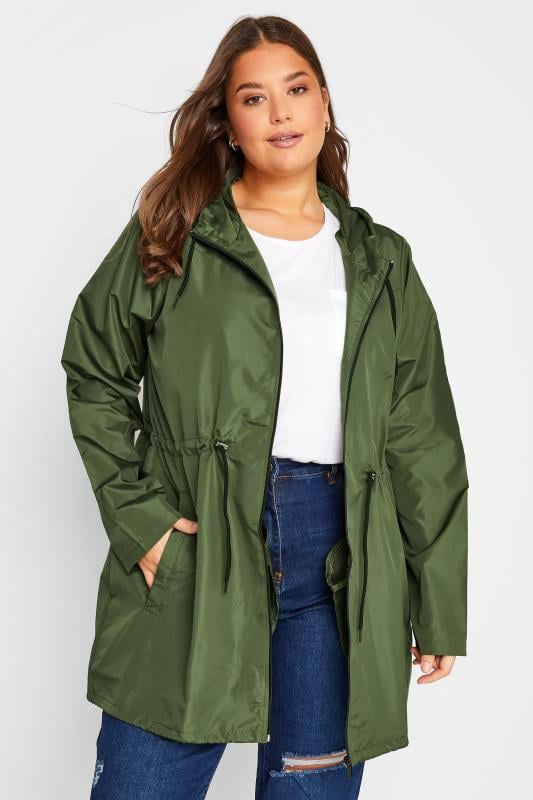 evans LTS Tall Khaki Green Pocket Parka