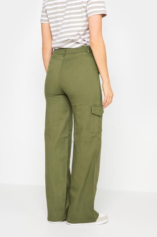 Evans LTS Tall Khaki Green Utility Cargo Trousers