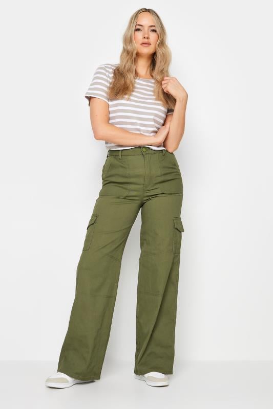 evans LTS Tall Khaki Green Utility Cargo Trousers