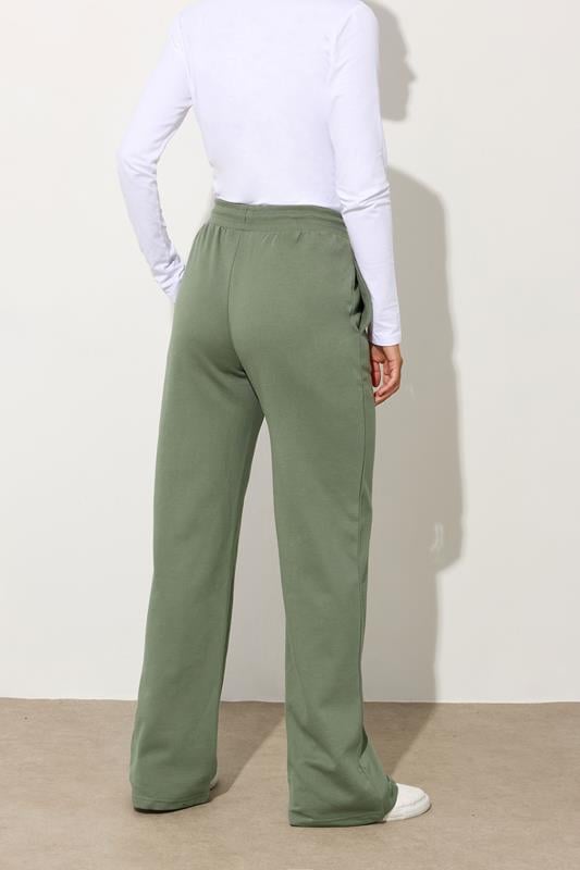 Evans LTS Tall Khaki Green Wide Leg Joggers